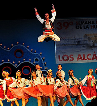Los Alcazares, liquid motion, vibrant colours, the universal language of dance